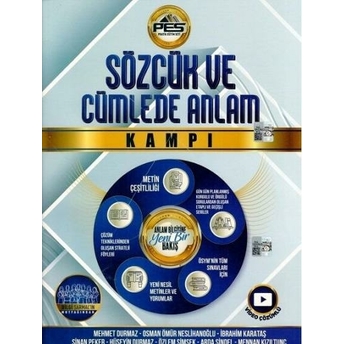 Pes Yayınları Sözcük Ve Cümlede Anlam Kampı Mehmet Durmaz