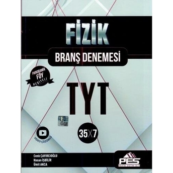 Pes Yayınları Tyt Fizik 35 X 7 Branş Denemeleri Komisyon