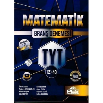 Pes Yayınları Tyt Matematik 12 X 40 Branş Denemesi Halil Savran