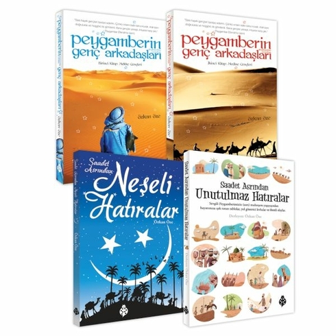 Peygamberimizin Hayatından Hatıralar Seti (4 Kitap) Özkan Öze