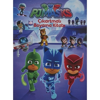 Pj Masks Çıkartmalı Boyama Kitabı - Kampanya Kolektif