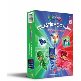 Pjmasks Eşleştirme Oyunu Eğlenceli Hafıza Kartları Kolektif