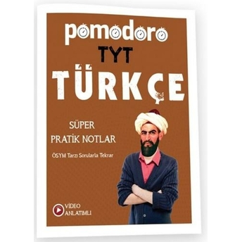 Pomodoro Yayınları Tyt Türkçe Konu Soru Süper Pratik Notlar Komisyon