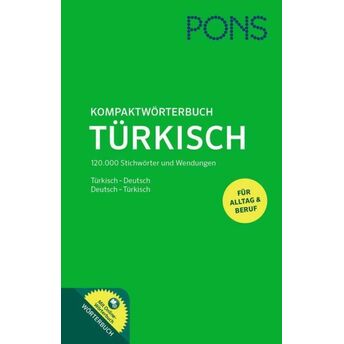 Pons Kompaktwörterbuch Türkisch (Ciltli) Komisyon