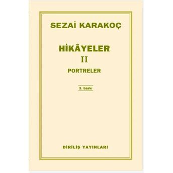 Portreler / Hikayeler 2 Sezai Karakoç