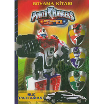 Power Rangers - Suç Patlaması (Boyama Kitabı) Kolektif