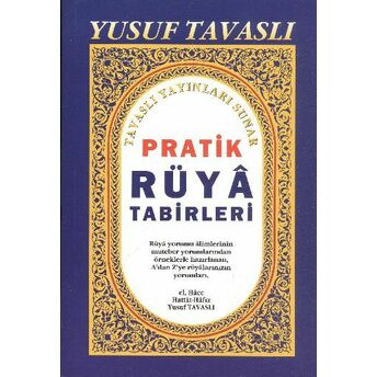 Pratik Rüya Tabirleri Yusuf Tavaslı