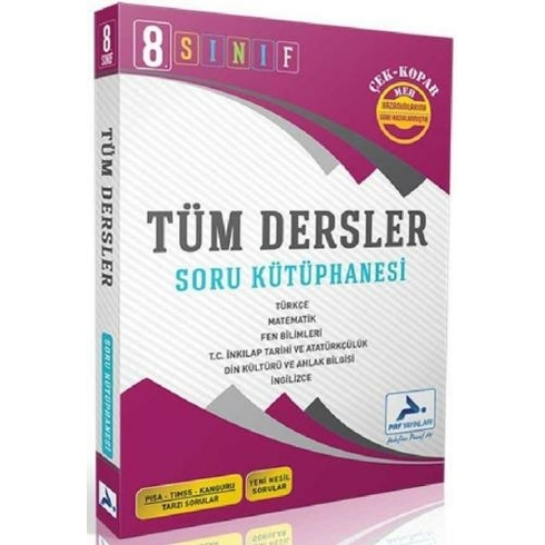 Prf Yayınları Lgs 8. Sınıf Tüm Dersler Yeni Nesil Soru Kütüphanesi