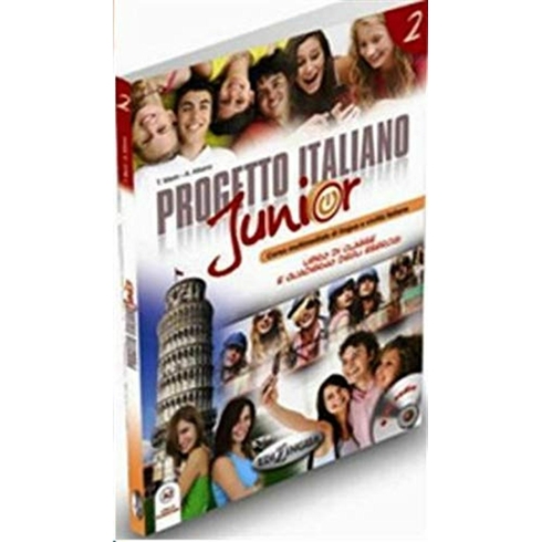 Progetto Italiano Junior 2 (Ders Kitabı Ve Çalışma Kitabı +Cd) Italyanca Orta-Alt Seviye-T. Marin