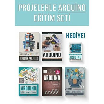 Projelerle Arduino Eğitim Seti (6 Kitap) Akın Akçaoğlu