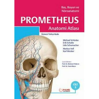 Prometheus Anatomi Atlası Cilt 3 (Baş, Boyun Ve Nöroanatomi) Michael Schünke