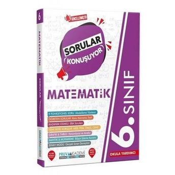 Pruva Akademi 6. Sınıf Matematik Sorular Konuşuyor Komisyon