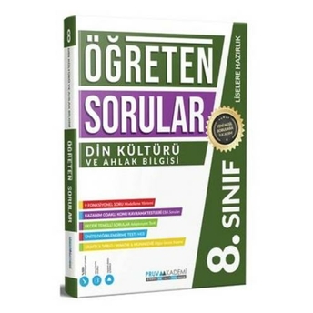 Pruva Akademi 8. Sınıf Din Kültürü Ve Ahlak Bilgisi Öğreten Soru Bankası Komisyon