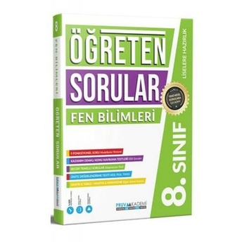 Pruva Akademi 8. Sınıf Fen Bilimleri Öğreten Soru Bankası Komisyon