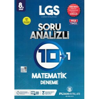 Puan 8. Sınıf Lgs Matematik Soru Analizli 10 1 Deneme(Yeni) Kolektif