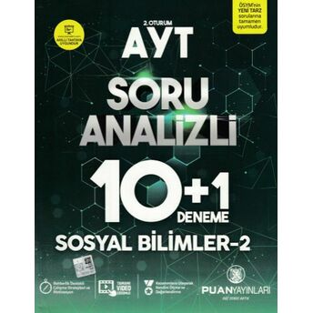 Puan Ayt 2. Oturum Soru Analizli 10 1 Deneme Sosyal Bilimler-2 Kolektif