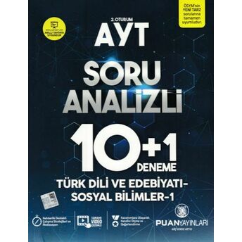 Puan Ayt 2. Oturum Soru Analizli 10 1 Deneme (Yeni) Kolektif