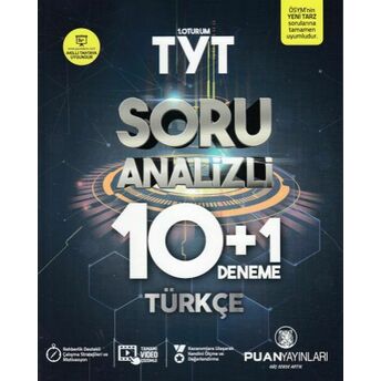 Puan Tyt 1. Oturum Türkçe Soru Analizli 10 1 (Yeni) Komisyon