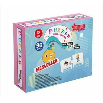 Puzzle Meslekler Okul Öncesi Akıl Ve Zeka Oyunu 3 Yaş - 96 Parça