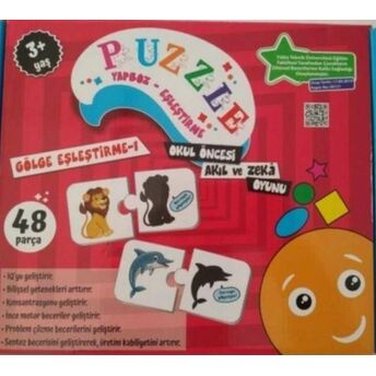 Puzzle Yapboz-Eşleştirme Gölge Eşleştirme 1 - 48 Parça