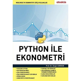 Python Ile Ekonometri Prof. Dr. Engin Sorhun