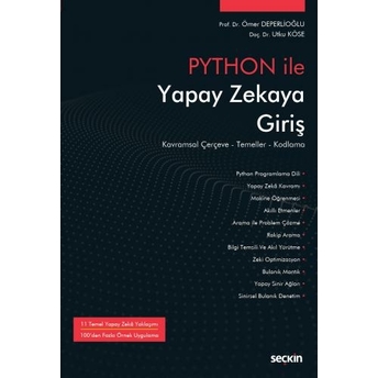 Python Ile Yapay Zekaya Giriş Ömer Deperlioğlu