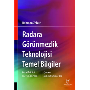 Radara Görünmezlik Teknolojisi Temel Bilgiler Hacı Soğukpınar