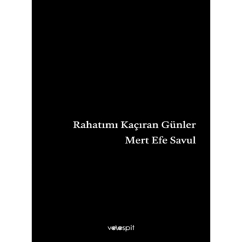 Rahatımı Kaçıran Günler Mert Efe Savul