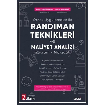 Randıman Teknikleri Ve Maliyet Analizi Engin Dumurcaklı