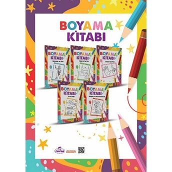 Ravza Yayınları Boyama Kitabı (5Li Set) - Kolektif - Ravza Yayınları