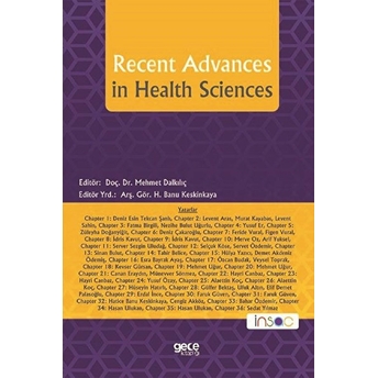 Recent Advances In Health Scıences - Mehmet Dalkılıç- H. Banu Keskinkaya