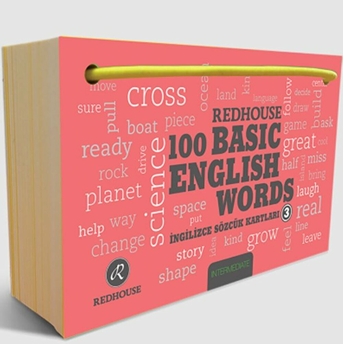 Redhouse 100 Basic English Words -3 (Ingilizce Sözcük Kartları) Redhouse