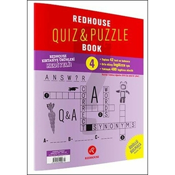 Redhouse Quiz & Puzzle Book Sayı: 4 Ekim 2016 Kolektif