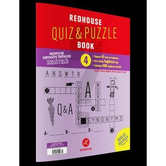 Redhouse Quiz-Puzzle Book Sayı: 4 Komisyon