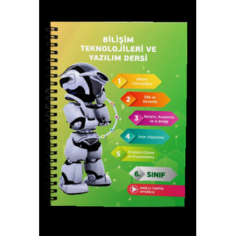 Referans Yayınları 6. Sınıf Bilişim Teknolojileri Ve Yazılım Dersi Kitabı Akıllı Tahta Uyumlu Komisyon