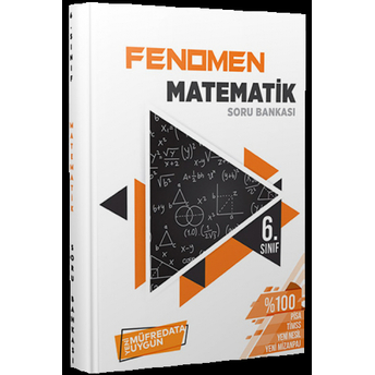 Referans Yayınları 6. Sınıf Matematik Fenomen Soru Bankası Komisyon