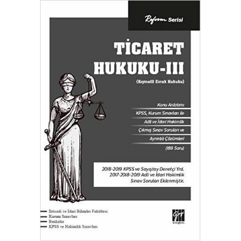 Reform Serisi Ticaret Hukuku - 3 Kolektif