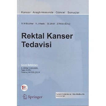 Rektal Kanser Tedavisi (Ciltli)-M. W. Büchler