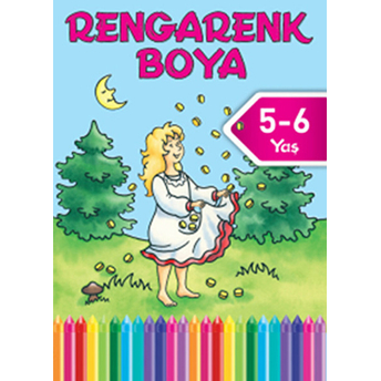 Rengarenk Boya (5-6 Yaş) 8. Kitap Kolektif