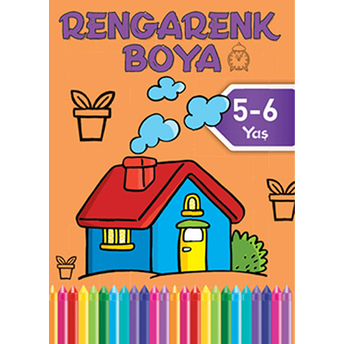 Rengarenk Boya 6 / 5-6 Yaş Turuncu Kitap Kolektif