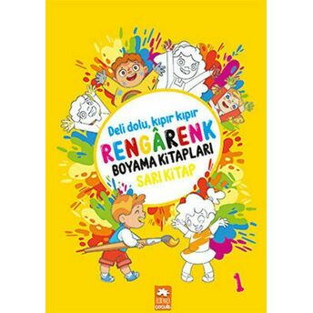 Rengarenk Boyama Kitabı 1 - Sarı Kitap Kolektif