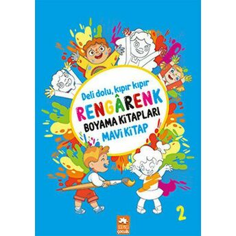 Rengarenk Boyama Kitabı 2 - Mavi Kitap Kolektif