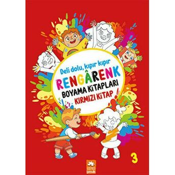 Rengarenk Boyama Kitabı 3 - Kırmızı Kitap Kolektif