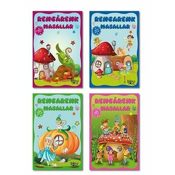 Rengarenk Masallar Seti (4 Kitap Takım) 1 Kolektif