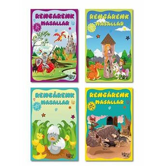 Rengarenk Masallar Seti (4 Kitap Takım) 5 Kolektif