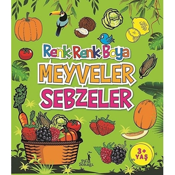 Renk Renk Boya Meyveler-Sebzeler