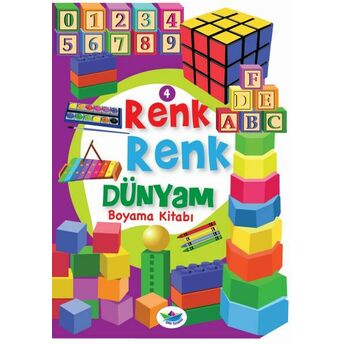 Renk Renk Dünyam Boyama Kitabı 4 - Oyuncaklar Kolektif