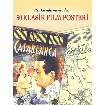 Renklendirmeniz Için - 30 Klasik Film Posteri Kolektif