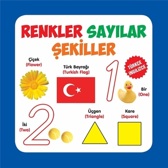 Renkler - Sayılar - Şekiller Türkçe-Ingilizce Kolektif