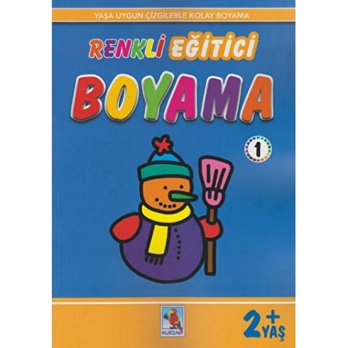 Renkli Eğitici Boyama 1 2 Yaş